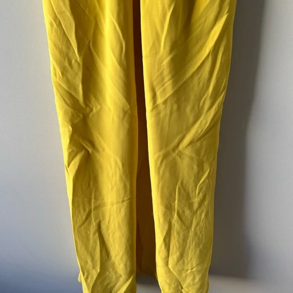 Oscar de la Renta yellow maxi dress gown (AS IS) - Picture 3 of 12